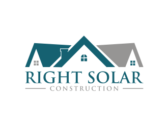 Right Solar Construction logo design by wa_2