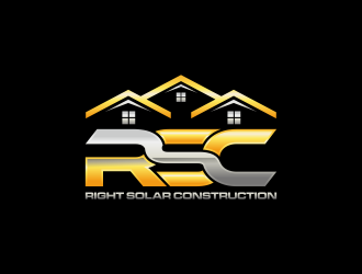 Right Solar Construction logo design by RIANW