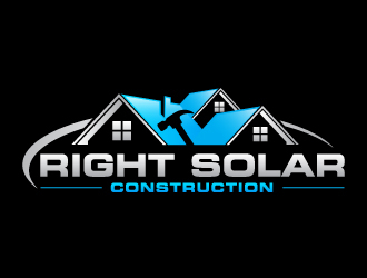 Right Solar Construction logo design by labo