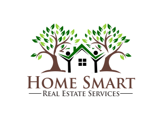 Home Smart Real Estate Services logo design by Greenlight