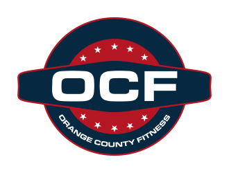 Orange County Fitness (OCF) logo design by Greenlight