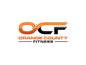 Orange County Fitness (OCF) logo design by mbamboex
