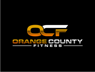Orange County Fitness (OCF) logo design by puthreeone