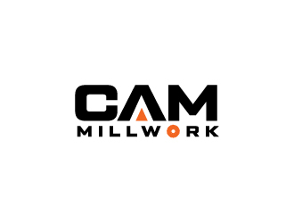 CAM Millwork logo design by Erasedink