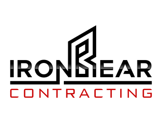 Iron bear contracting  logo design by FriZign