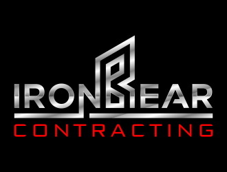 Iron bear contracting  logo design by FriZign