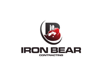 Iron bear contracting  logo design by Akisaputra