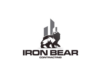 Iron bear contracting  logo design by Akisaputra