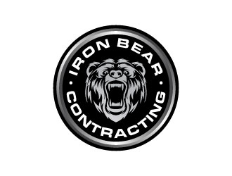 Iron bear contracting  logo design by daywalker