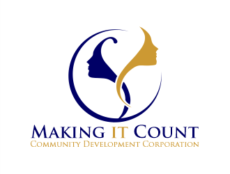 Making it Count Community Development Corporation  logo design by Gwerth