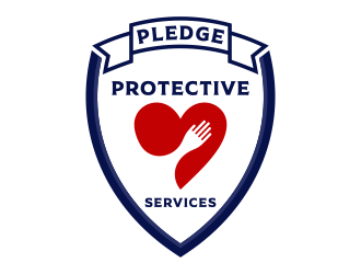 PLEDGE PROTECTIVE SERVICES logo design by FriZign