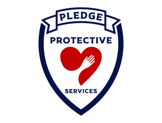 PLEDGE PROTECTIVE SERVICES logo design by FriZign