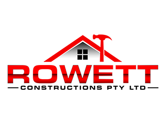 Rowett Constructions Pty Ltd logo design by 3Dlogos