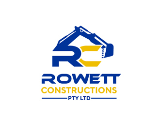 Rowett Constructions Pty Ltd logo design by Roma