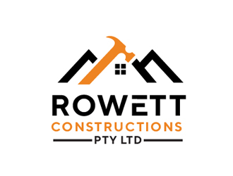 Rowett Constructions Pty Ltd logo design by Roma