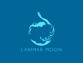 Larimar Moon logo design by Gwerth