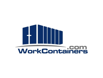 WorkContainers.com / Work Containers logo design by harno