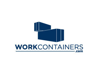 WorkContainers.com / Work Containers logo design by sakarep