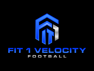 Fit 1 Velocity Football logo design by GassPoll