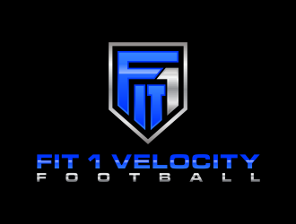 Fit 1 Velocity Football logo design by GassPoll