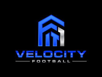 Fit 1 Velocity Football logo design by GassPoll