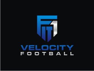 Fit 1 Velocity Football logo design by mbamboex