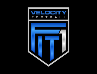 Fit 1 Velocity Football logo design by Gopil