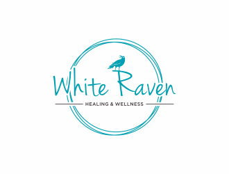 White Raven Healing & Wellness logo design by Zeratu
