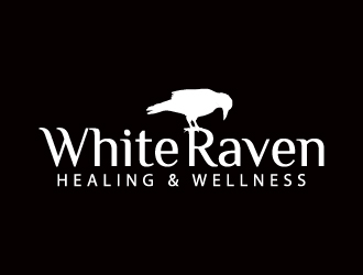 White Raven Healing & Wellness logo design by sakarep