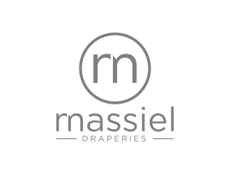 rnassiel Draperies logo design by GassPoll