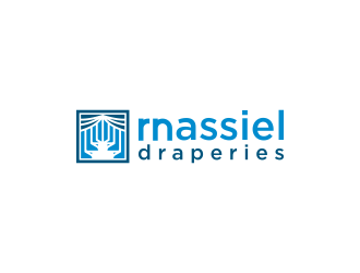 rnassiel Draperies logo design by .::ngamaz::.