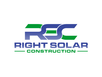 Right Solar Construction logo design by johana