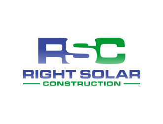 Right Solar Construction logo design by johana