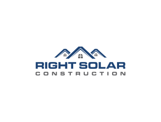 Right Solar Construction logo design by kaylee