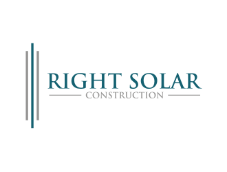 Right Solar Construction logo design by wa_2