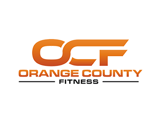 Orange County Fitness (OCF) logo design by EkoBooM