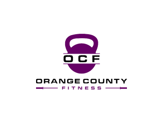 Orange County Fitness (OCF) logo design by jancok