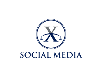 X Social Media logo design by GassPoll