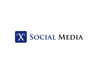 X Social Media logo design by mbamboex