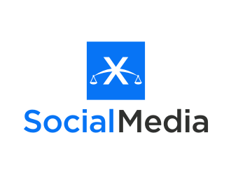 X Social Media logo design by puthreeone