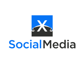 X Social Media logo design by puthreeone