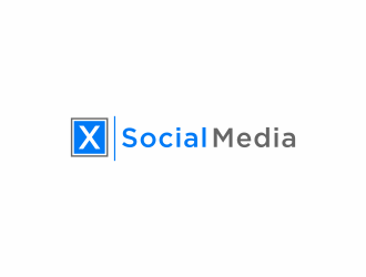 X Social Media logo design by kurnia