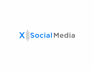X Social Media logo design by kurnia