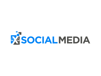 X Social Media logo design by goblin