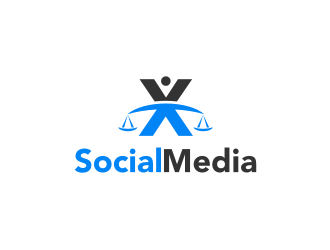 X Social Media logo design by hopee