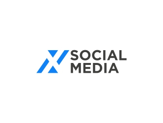 X Social Media logo design by javaz