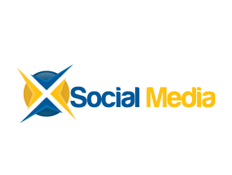 X Social Media logo design by AamirKhan
