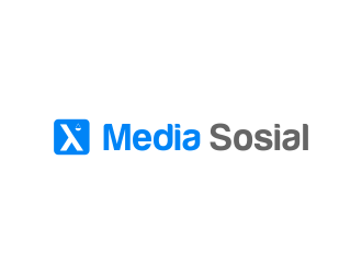 X Social Media logo design by Galfine