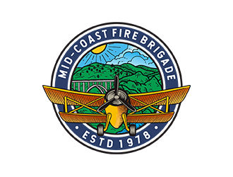 Mid-Coast Fire Brigade  logo design by rahmatillah11