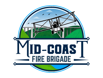 Mid-Coast Fire Brigade  logo design by Suvendu